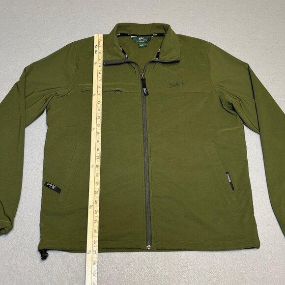 Woolrich Mens Windbreaker Jacket Size Large Military Green Lightweight Outdoor - Picture 3 of 11